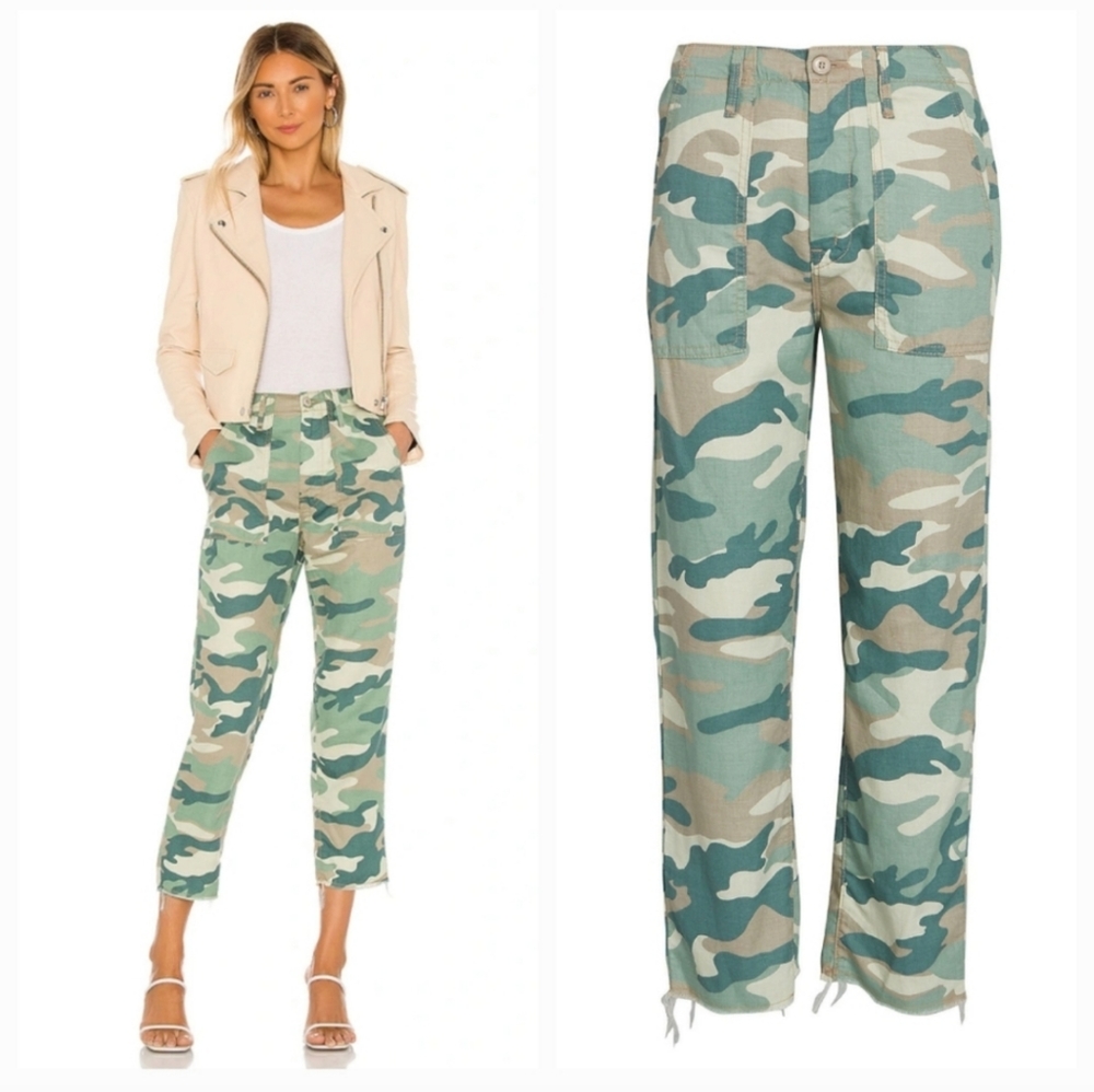 Mother The Shaker Crop Army Pant 23 NWT